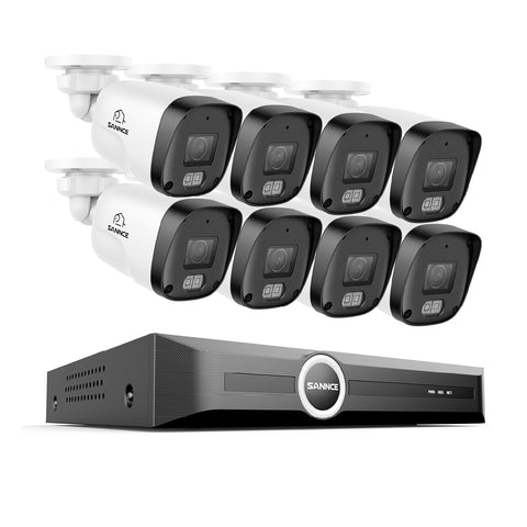 5MP 8 Channel PoE Security System, 6MP NVR, S+265., Human & Vehicle Detection, Smart Playback, Smart Notification with Image Attached 5MP 8 Channel PoE Security System, 6MP NVR, S+265., Human & Vehicle Detection, Smart Playback, Smart Notification with Image Attached