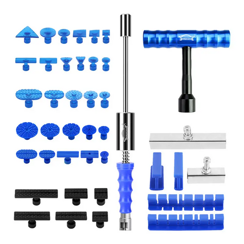 Car Dent Remover, Car Body Paintless Dent Repair Tool Set, Auto Dent Puller With Hail Dent Removal Kit For Most Of Car Dents Car Dent Remover, Car Body Paintless Dent Repair Tool Set, Auto Dent Puller With Hail Dent Removal Kit For Most Of Car Dents