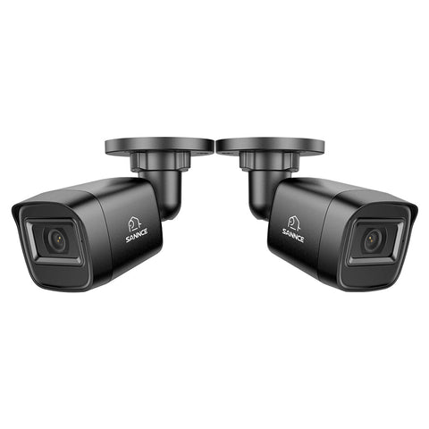 2MP 2pcs Outdoor Bullet CCTV Cameras, Smart Human / Vehicle / Motion Detection(2-Pack) 2MP 2pcs Outdoor Bullet CCTV Cameras, Smart Human / Vehicle / Motion Detection(2-Pack)