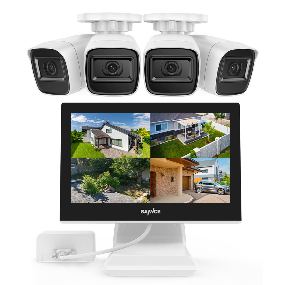 Channel DVR Security Camera System with LCD Monitor SANNCE Store