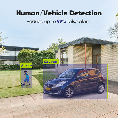 2MP 4pcs Outdoor Bullet CCTV Cameras, Smart Human / Vehicle / Motion Detection(4-Pack) 2MP 4pcs Outdoor Bullet CCTV Cameras, Smart Human / Vehicle / Motion Detection(4-Pack)