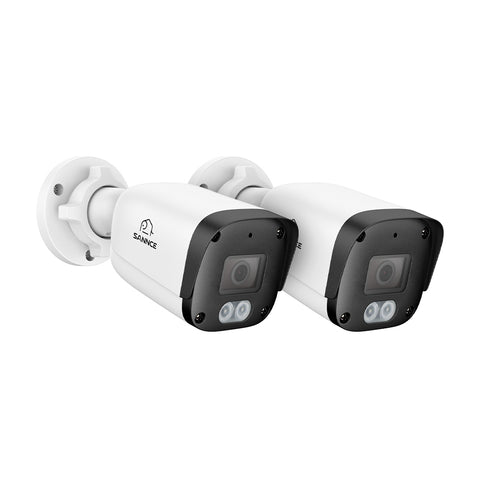 2PCS 5MP Full HD PoE IP Security Camera, Night Vision, Advanced Detection, IP67 Waterproof 2PCS 5MP Full HD PoE IP Security Camera, Night Vision, Advanced Detection, IP67 Waterproof