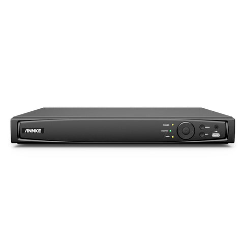 ANNKE 4K 16 Channel H.265+ PoE NVR, Dual Hard Drive Bays, RTSP Supported, Works with Alexa ANNKE 4K 16 Channel H.265+ PoE NVR, Dual Hard Drive Bays, RTSP Supported, Works with Alexa