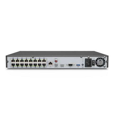 ANNKE 4K 16 Channel H.265+ PoE NVR, Dual Hard Drive Bays, RTSP Supported, Works with Alexa ANNKE 4K 16 Channel H.265+ PoE NVR, Dual Hard Drive Bays, RTSP Supported, Works with Alexa
