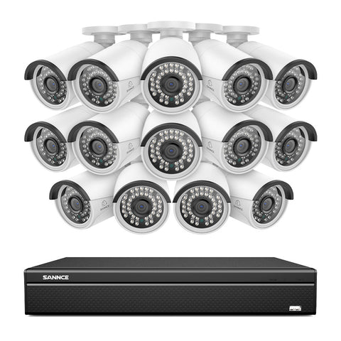 16 Channel 4K PoE Security Camera System, 8MP Outdoor PoE IP Cameras, ONVIF Supported NVR, Two-Way Audio, Smart Human/Vehicle Detection 16 Channel 4K PoE Security Camera System, 8MP Outdoor PoE IP Cameras, ONVIF Supported NVR, Two-Way Audio, Smart Human/Vehicle Detection