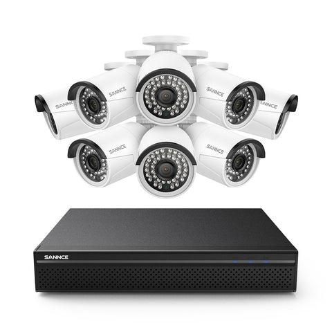 8 Channel 5MP PoE Security Camera System, 8pcs H.265+ Wired Bullet 5MP Outdoor PoE IP Cameras with Audio Recording, 4K 8CH NVR for 24/7 Recording 8 Channel 5MP PoE Security Camera System, 8pcs H.265+ Wired Bullet 5MP Outdoor PoE IP Cameras with Audio Recording, 4K 8CH NVR for 24/7 Recording