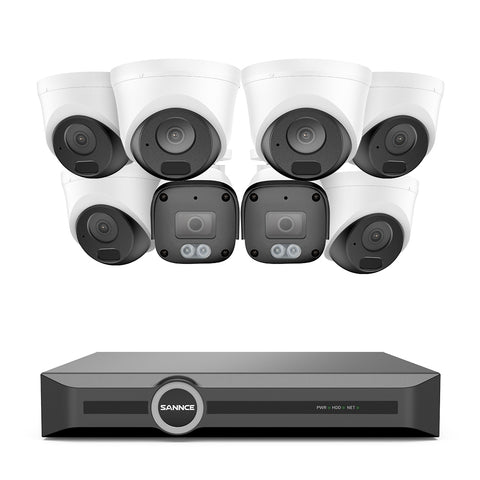 5MP 8 Channel PoE Security System, 6MP NVR, S+265., Human & Vehicle Detection, Smart Playback, Smart Notification with Image Attached 5MP 8 Channel PoE Security System, 6MP NVR, S+265., Human & Vehicle Detection, Smart Playback, Smart Notification with Image Attached