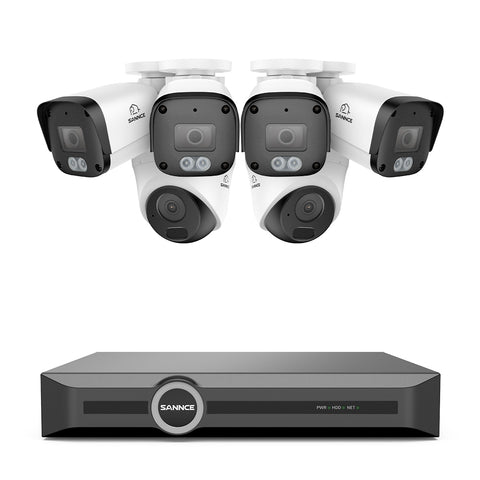 5MP 8 Channel PoE Security System, 6MP NVR, S+265., Human & Vehicle Detection, Smart Playback, Smart Notification with Image Attached 5MP 8 Channel PoE Security System, 6MP NVR, S+265., Human & Vehicle Detection, Smart Playback, Smart Notification with Image Attached