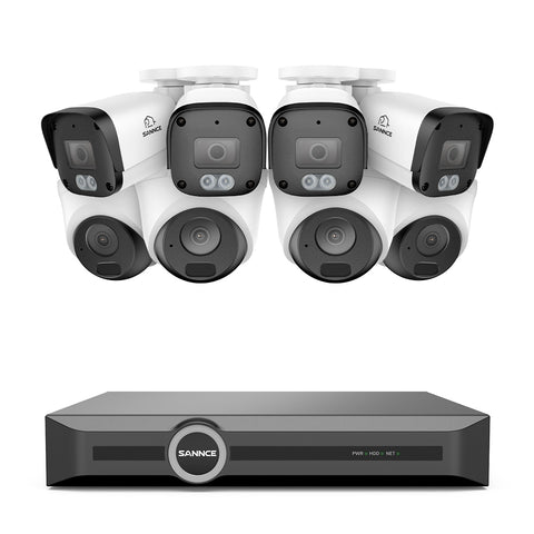 5MP 8 Channel PoE Security System, 6MP NVR, S+265., Human & Vehicle Detection, Smart Playback, Smart Notification with Image Attached 5MP 8 Channel PoE Security System, 6MP NVR, S+265., Human & Vehicle Detection, Smart Playback, Smart Notification with Image Attached