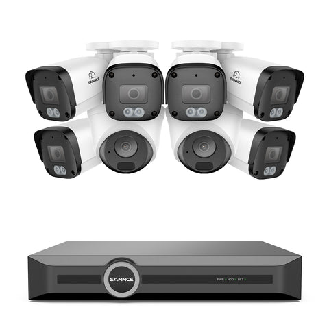 5MP 8 Channel PoE Security System, 6MP NVR, S+265., Human & Vehicle Detection, Smart Playback, Smart Notification with Image Attached 5MP 8 Channel PoE Security System, 6MP NVR, S+265., Human & Vehicle Detection, Smart Playback, Smart Notification with Image Attached