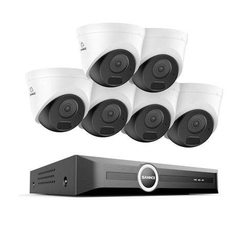 5MP 8 Channel PoE Security System, 6MP NVR, S+265., Human & Vehicle Detection, Smart Playback, Smart Notification with Image Attached 5MP 8 Channel PoE Security System, 6MP NVR, S+265., Human & Vehicle Detection, Smart Playback, Smart Notification with Image Attached