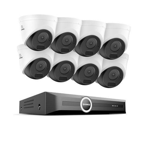 5MP 8 Channel PoE Security System, 6MP NVR, S+265., Human & Vehicle Detection, Smart Playback, Smart Notification with Image Attached 5MP 8 Channel PoE Security System, 6MP NVR, S+265., Human & Vehicle Detection, Smart Playback, Smart Notification with Image Attached