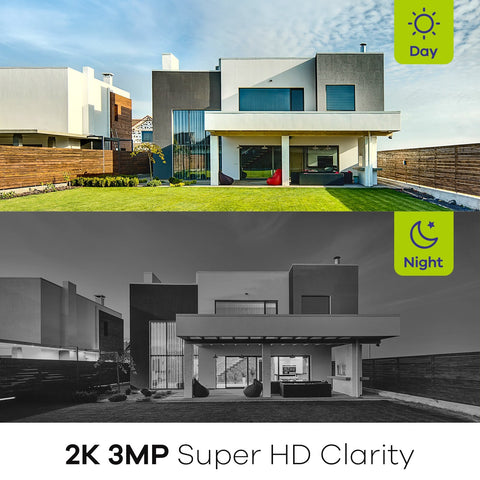 3MP 10-Channel Wireless Security Camera System, 8MP NVR, 3MP IP Camera, Audio Recording, IP66 Waterproof, Smart AI Human Detection, Work With Alexa 3MP 10-Channel Wireless Security Camera System, 8MP NVR, 3MP IP Camera, Audio Recording, IP66 Waterproof, Smart AI Human Detection, Work With Alexa