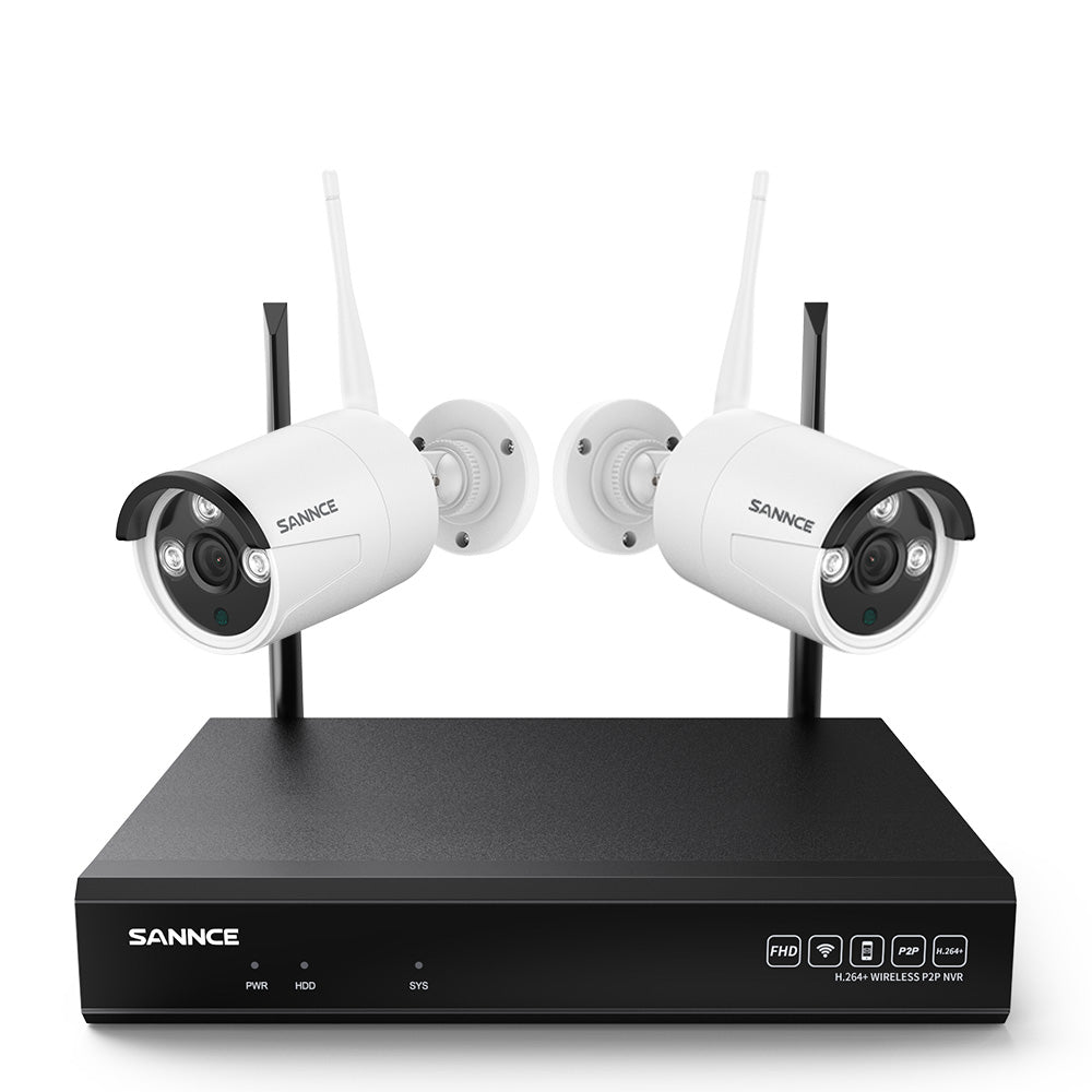 Hiseeu Wireless Outdoor Security Cameras With Monitor Camera