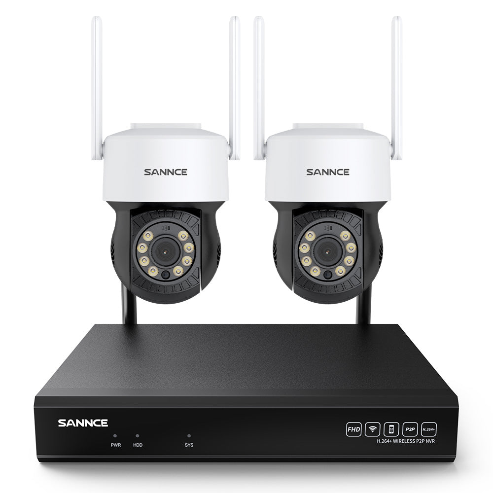 10-Channel Pan Tilt WiFi IP Camera Wireless Security System