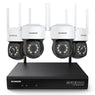 5MP 10-Channel Wireless PT Security Camera System, 8MP NVR, 5MP Pan & Tilt Camera, Two-Way Audio, IP66 Waterproof, Smart AI Human Detection, Work With Alexa