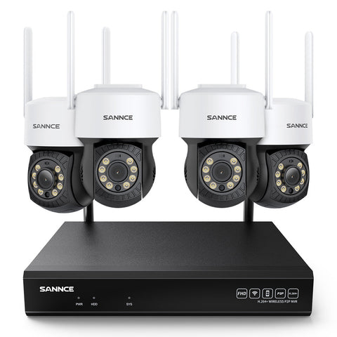 5MP 10-Channel Wireless PT Security Camera System, 8MP NVR, 5MP Pan & Tilt Camera, Two-Way Audio, IP66 Waterproof, Smart AI Human Detection, Work With Alexa 5MP 10-Channel Wireless PT Security Camera System, 8MP NVR, 5MP Pan & Tilt Camera, Two-Way Audio, IP66 Waterproof, Smart AI Human Detection, Work With Alexa