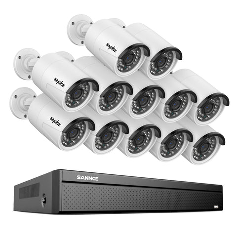 16 Channel 5MP PoE Security Camera System, 4K NVR & 5MP Outdoor PoE IP Cameras, ONVIF Supported, H.265, Audio Recording, Human/Vehicle Detection 16 Channel 5MP PoE Security Camera System, 4K NVR & 5MP Outdoor PoE IP Cameras, ONVIF Supported, H.265, Audio Recording, Human/Vehicle Detection
