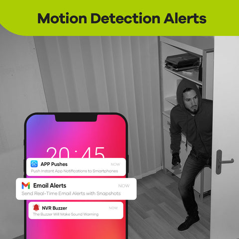 8 Channel 5MP PoE Security Camera System, 8pcs H.265+ Wired Bullet 5MP Outdoor PoE IP Cameras with Audio Recording, 4K 8CH NVR for 24/7 Recording 8 Channel 5MP PoE Security Camera System, 8pcs H.265+ Wired Bullet 5MP Outdoor PoE IP Cameras with Audio Recording, 4K 8CH NVR for 24/7 Recording