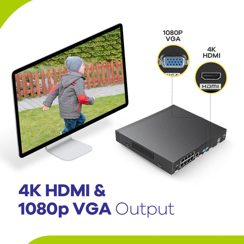 8 Channel 5MP PoE Security Camera System, 8pcs H.265+ Wired Bullet 5MP Outdoor PoE IP Cameras with Audio Recording, 4K 8CH NVR for 24/7 Recording 8 Channel 5MP PoE Security Camera System, 8pcs H.265+ Wired Bullet 5MP Outdoor PoE IP Cameras with Audio Recording, 4K 8CH NVR for 24/7 Recording