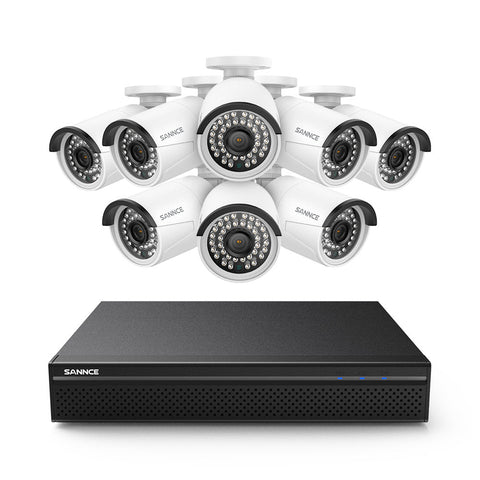 10 Channel 4K PoE Security Camera System, 8PCS 8MP Outdoor Metal IP Cameras, AI Human/Vehicle Detection, H.265+ Video Compression, Two-Way Audio 10 Channel 4K PoE Security Camera System, 8PCS 8MP Outdoor Metal IP Cameras, AI Human/Vehicle Detection, H.265+ Video Compression, Two-Way Audio