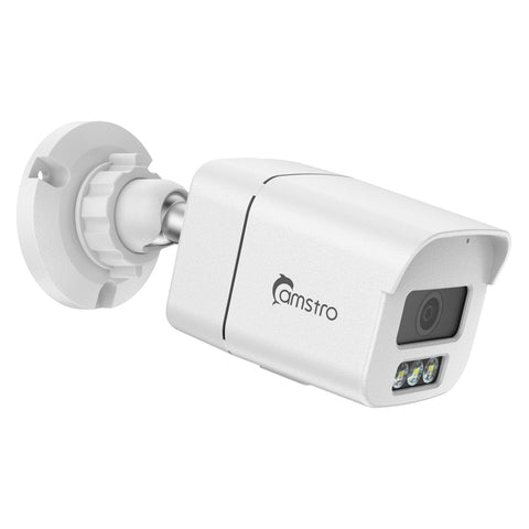 Camstro 8MP IP Cameras, Color Night Vision, Two-Way Audio Intercom, IP67 Weatherproof