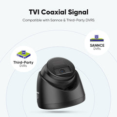 2MP 2pcs Outdoor Bullet CCTV Cameras, Smart Human / Vehicle / Motion Detection(2-Pack)