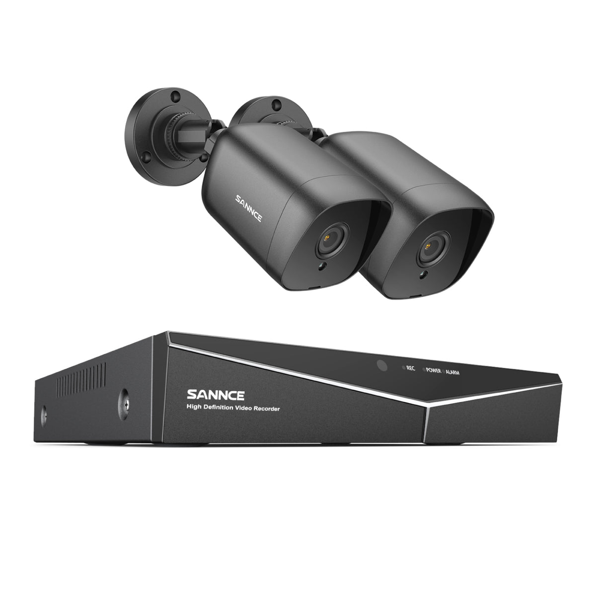 5MP 8 Channel Security Cameras System - Hybrid 5-in-1 CCTV DVR, Motion Detection, IP66 Weatherproof