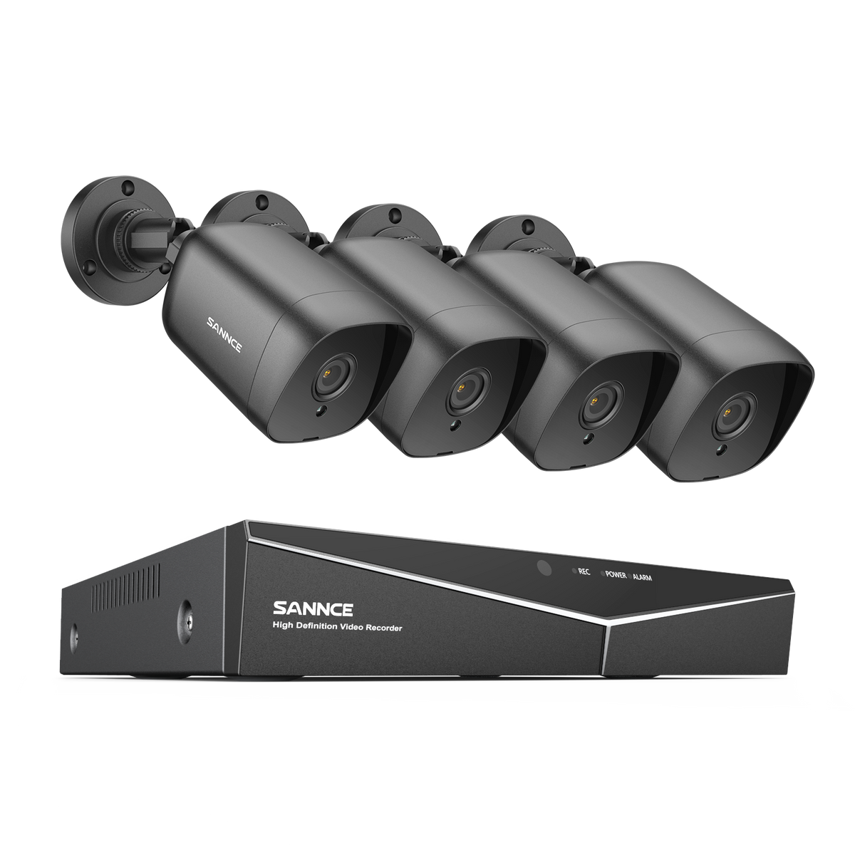 5MP 8 Channel Security Cameras System - Hybrid 5-in-1 CCTV DVR, Motion Detection, IP66 Weatherproof