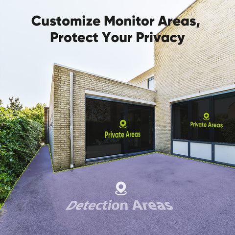 2MP 2pcs Outdoor Bullet CCTV Cameras, Smart Human / Vehicle / Motion Detection(2-Pack)