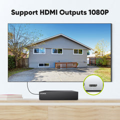 Certified Refurbished 5MP 8 Channel 5-in-1 Security DVR Recorder, Smart Motion Detection, Advanced H.265+ Video Format, Smart Playback (Copy)