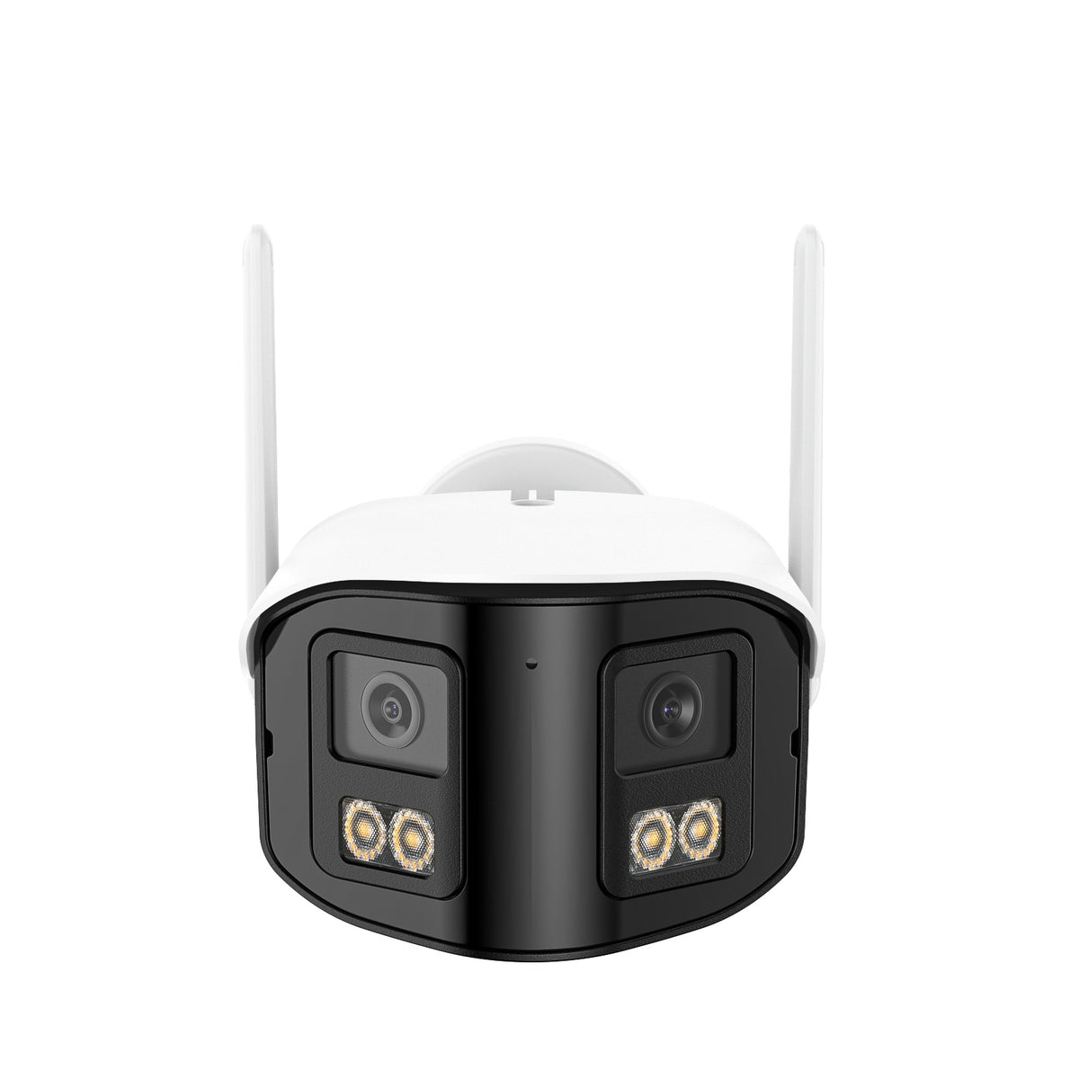 DQ400 - 4MP Dual-Lens Outdoor WiFi Security Camera, 170° Ultra-wide Angle, Full-Color Night Vision, 2.4G/5G Dual-Band WiFi, Two-Way Audio, Cloud & Max. 256 GB Local Storage, Works with Alexa