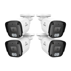 4PCS 3MP Full HD PoE IP Security Camera w/ Audio Recording for SANNCE NVR N98PBM