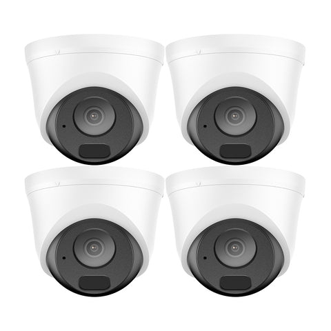 4PCS 3MP Full HD PoE IP Security Camera w/ Audio Recording for SANNCE NVR N98PBM