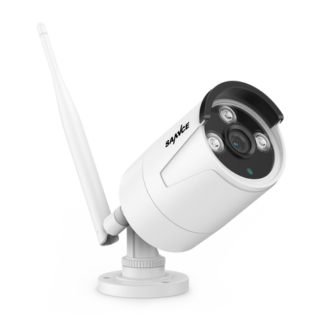 5MP 16-Channel Wireless CCTV System, 8MP NVR, WiFi IP Cameras, AI Audio, Human Detection, Works with Alexa (1x4MP Dual-Lens Camera + 4x3MP Night Vision Cameras)