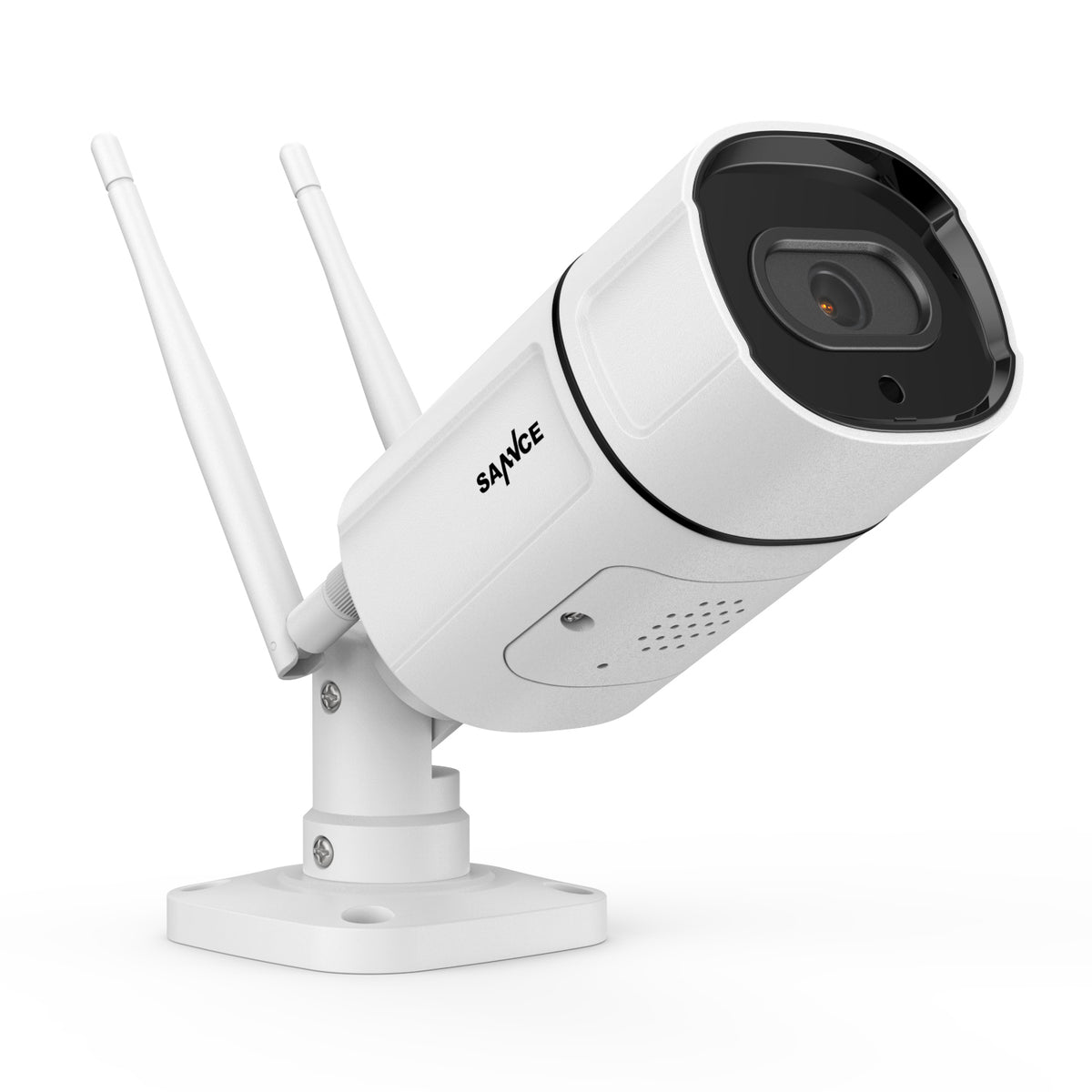 3MP Wireless Outdoor Bullet Security Camera – Waterproof IP Camera with Dual Antenna, H.265, IR Night Vision, Two-Way Audio & TF Card Support