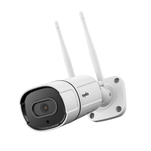 3MP Wireless Outdoor Bullet Security Camera – Waterproof IP Camera with Dual Antenna, H.265, IR Night Vision, Two-Way Audio & TF Card Support