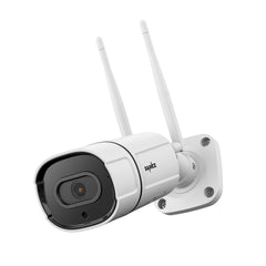 3MP Wireless Outdoor Bullet Security Camera – Waterproof IP Camera with Dual Antenna, H.265, IR Night Vision, Two-Way Audio & TF Card Support