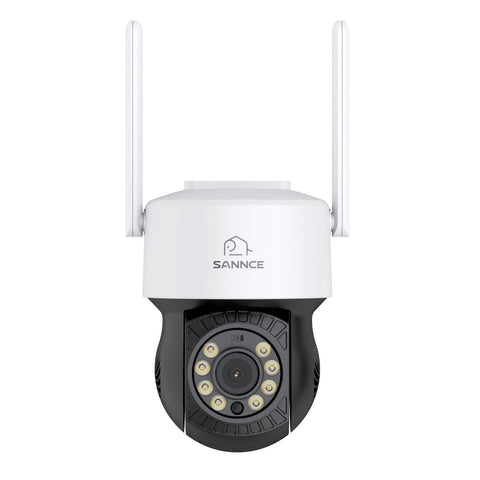 5MP 16-Channel Wireless CCTV System, 8MP NVR, PT WiFi Cameras, AI Audio, Human Detection, Work With Alexa (6xPT Cameras + 2x4MP Dual-Lens Wide-Angle Camera)