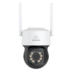 5MP 16-Channel Wireless CCTV System, 8MP NVR, PT WiFi Cameras, AI Audio, Human Detection, Work With Alexa (6xPT Cameras + 1x4MP Dual-Lens Wide-Angle Camera)