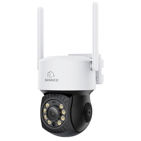 5MP 16-Channel Wireless CCTV System, 8MP NVR, PT WiFi Cameras, AI Audio, Human Detection, Work With Alexa (6xPT Cameras + 2x4MP Dual-Lens Wide-Angle Camera)