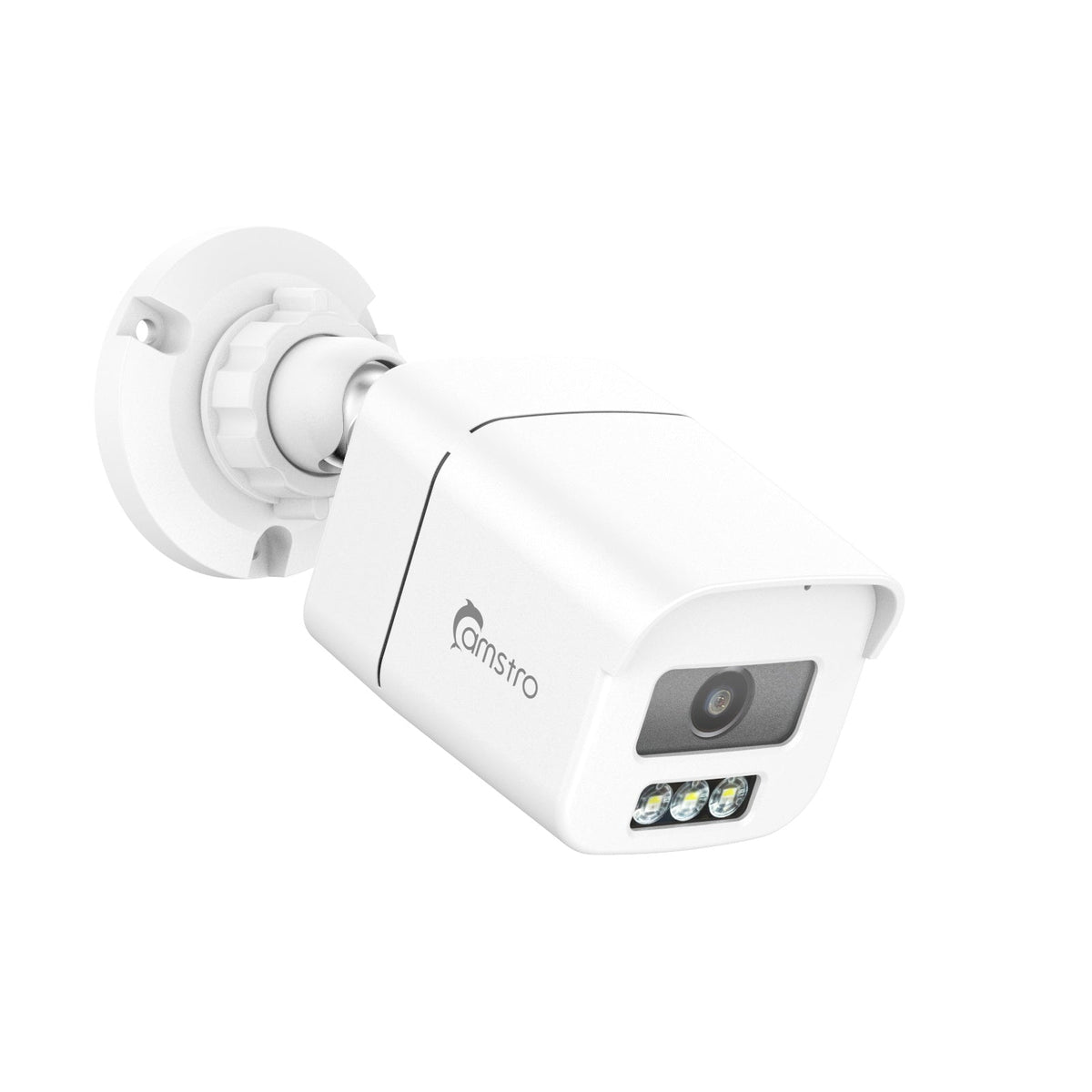 Camstro 8MP IP Cameras, Color Night Vision, Two-Way Audio Intercom, IP67 Weatherproof