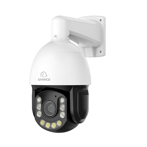 4K 8-Channel PoE Security NVR System with 3PCS 20X PTZ 8MP Cameras, Auto Tracking, Two-Way Audio, Night Vision