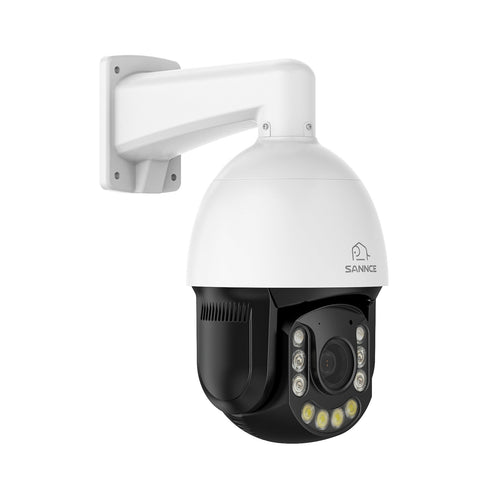 4K 8-Channel PoE Security NVR System with 9PCS 8MP Cameras, 1X 20X PTZ + 8X Bullet IP Cameras, Auto Tracking, Two-Way Audio, Night Vision