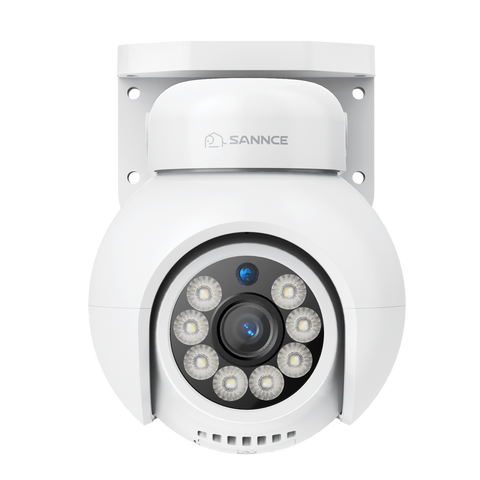 4K 8-Channel PoE Security NVR System with 9PCS 8MP Cameras, 1X 20X PTZ + 4X Bullet + 4X PT IP Cameras, Auto Tracking, Two-Way Audio, Night Vision