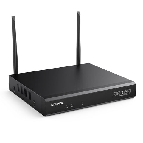 SANNCE 8MP 10-Channel Wireless NVR, 8MP NVR, Audio Recording, AI Human Detection, Work With Alexa