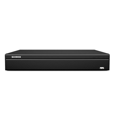 NVR PoE 4K a 8 canali H.265+ - fino a 10 canali per 8 telecamere PoE + 2 telecamere IP WiFi, supportato ONVIF, registrazione audio