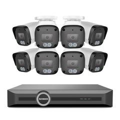 3MP 8 Channel PoE Security System, 6MP NVR, S+265., Smart Motion Detection, Smart Playback, Smart Notification with Image Attached