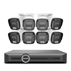FW800 - 4K PoE  Security Camera System w/ Audio, AI Detection, Wider-Angle, Dual-Light Color Night Vision, IP67 Waterproof