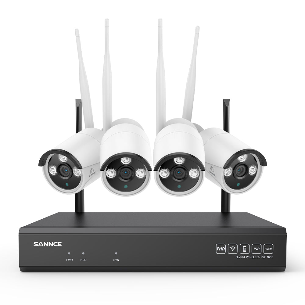 4K 8-Channel Wireless Security Camera System, 8MP NVR, 8MP WiFi IP Camera, Two-Way Audio, IP66 Waterproof, Smart AI Human Detection, Work With Alexa